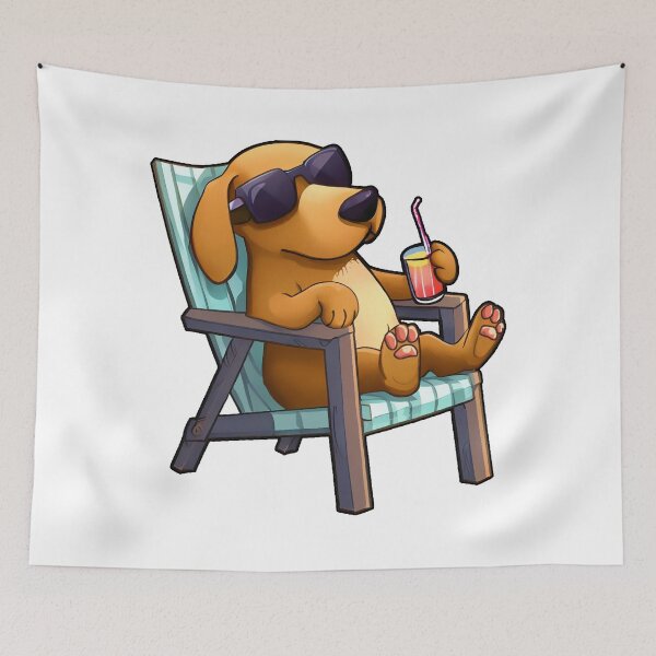 Item preview, Chilling dog designed and sold by CritterCulture.