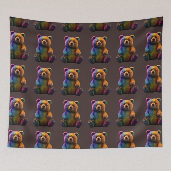Item preview, Teddy Bear Colorful  designed and sold by oldtimesss.