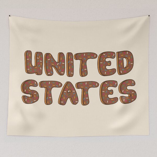 Item preview, united states text Shaped Like Chocolate Donuts designed and sold by ITCHAWAWAA.