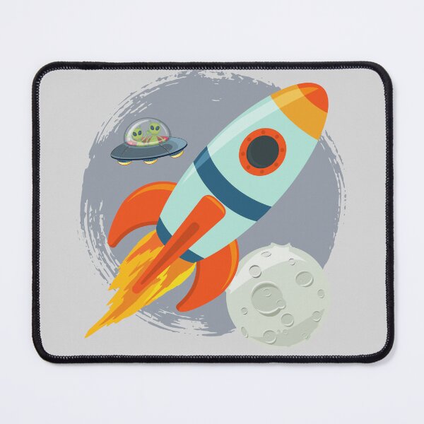 Item preview, Rocket ship designed and sold by T-shirtJohny.