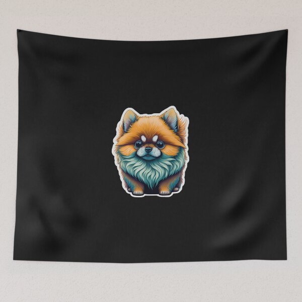Item preview, Pomeranian (Sticker and Print Out) designed and sold by Sir Elgin Ortiz.
