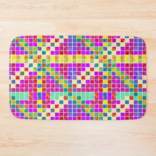 Item preview, Cubic vibrant colors pattern  designed and sold by nickardi.