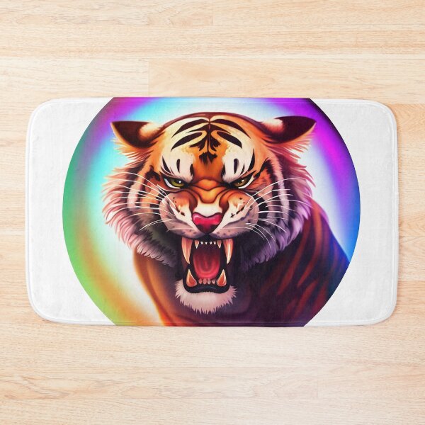 Item preview, Rainbow Tiger designed and sold by CritterCulture.