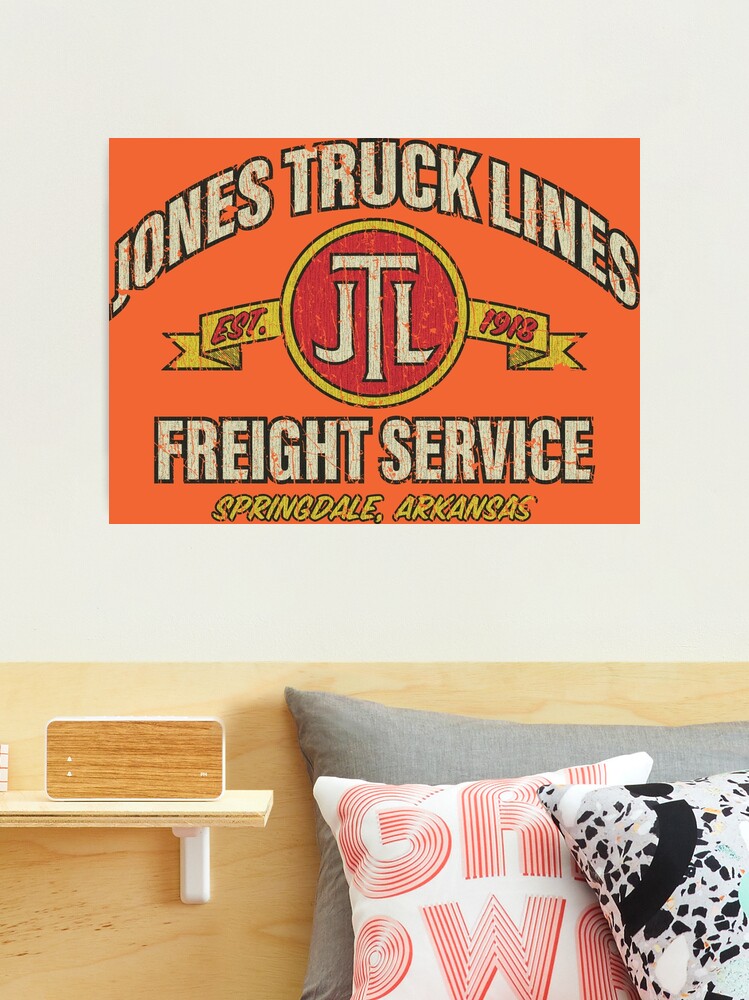 StephenKenny 活版印刷 ポスター TRUCK FURNITURE TRUCK