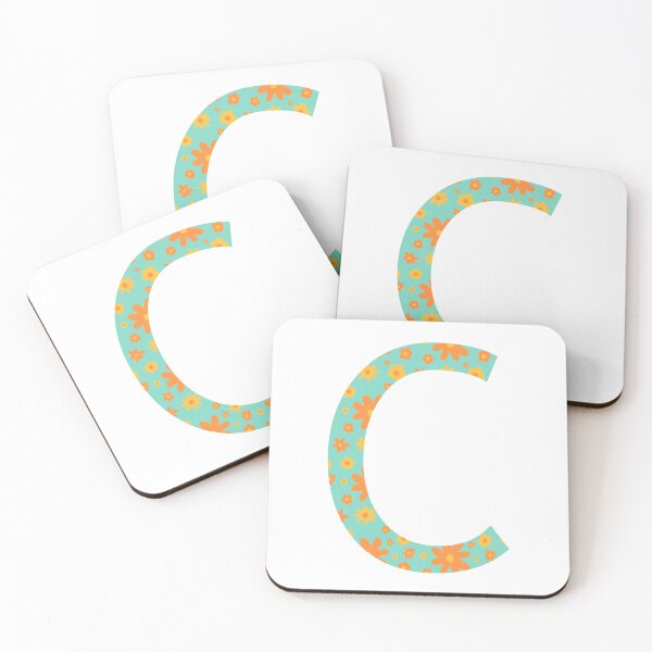 Item preview, Orange and Yellow Flower Print “C” designed and sold by Heids953.
