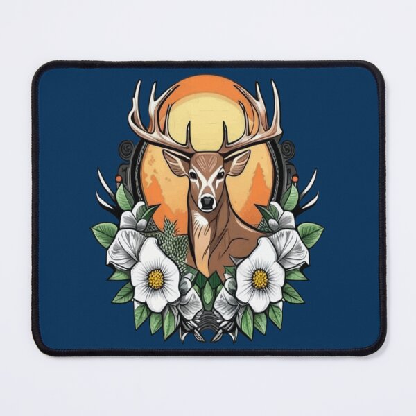 Item preview, Cartoon Tattoo Art Of A Deer With Georgia Rose designed and sold by taiche.