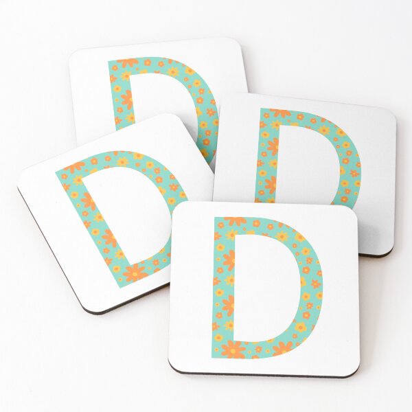 Item preview, Orange and Yellow Flower Print “D” designed and sold by Heids953.