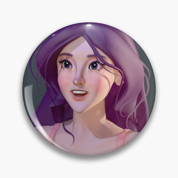 Item preview, 3d Purple Hair Pretty Cute Character designed and sold by Faerynation24.