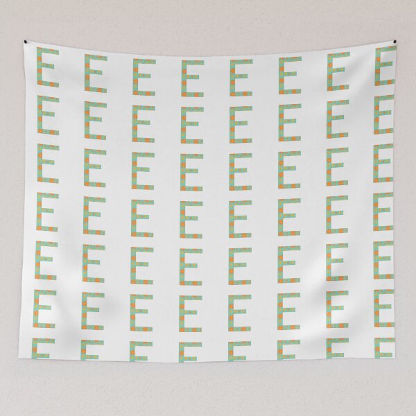 Item preview, Orange and Yellow Flower Print “E” designed and sold by Heids953.