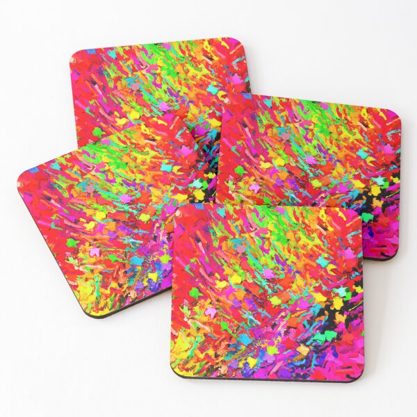 Item preview, Abstract Colorful Chaos Pattern designed and sold by Health And Fitness Posts e-Store.