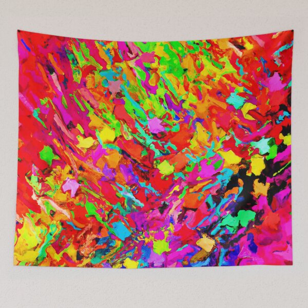 Item preview, Abstract Colorful Chaos Pattern designed and sold by Health And Fitness Posts e-Store.