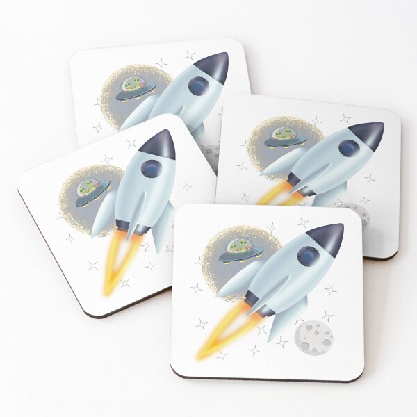 Item preview, Space Rocket ship designed and sold by T-shirtJohny.