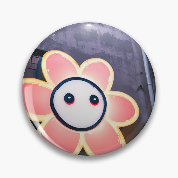 Item preview, Neon light on urban wall: cute flower  designed and sold by Reinvention.