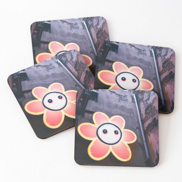 Item preview, Neon light on urban wall: cute flower  designed and sold by Reinvention.