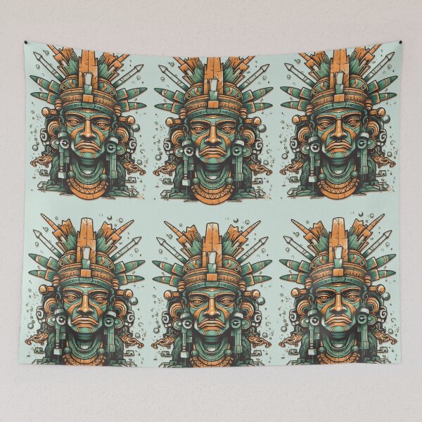 Item preview, Aztec idol - ancient cultures and civilizations designed and sold by Hisirdoux.