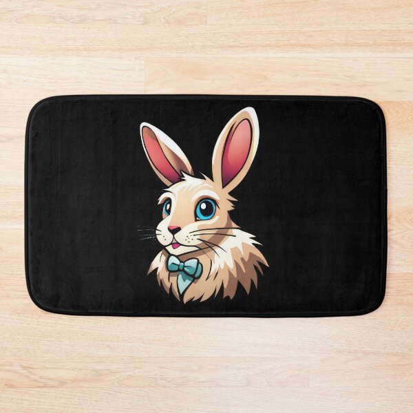 Item preview, Beige Bunny with Bowtie - Cute Cartoon and Classy Animal designed and sold by Just Art's Creations colinw2292@gmail.com.