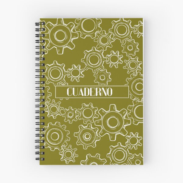Item preview, Copy of Dark Gold Gear Notebook Spanish designed and sold by Yesskathe.