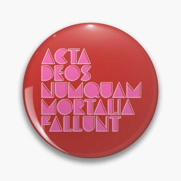 Item preview, Mortal Deeds Never Deceive the Gods - Latin - Acta Deos Numquam Mortalia Fallunt designed and sold by Trish Dish.