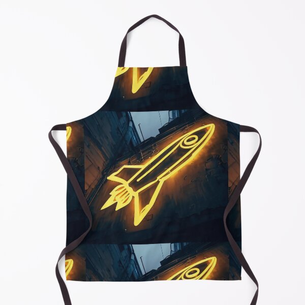 Item preview, Neon light on urban wall: rocket ship  designed and sold by Reinvention.