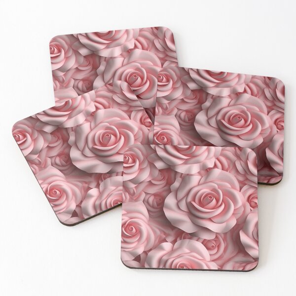 Item preview, 3D Pink Roses Floral designed and sold by CoputerEasel.