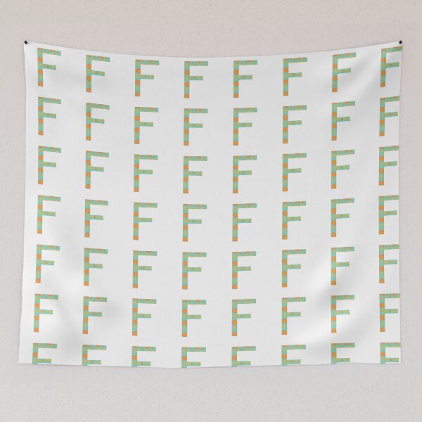 Item preview, Orange and Yellow Flower Print “F” designed and sold by Heids953.