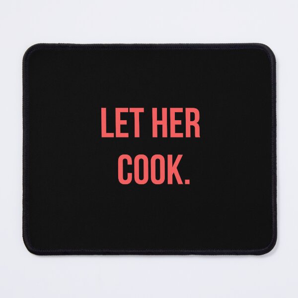 Item preview, Let her cook fun cooking inspired smart design (red) designed and sold by EssaGilani.