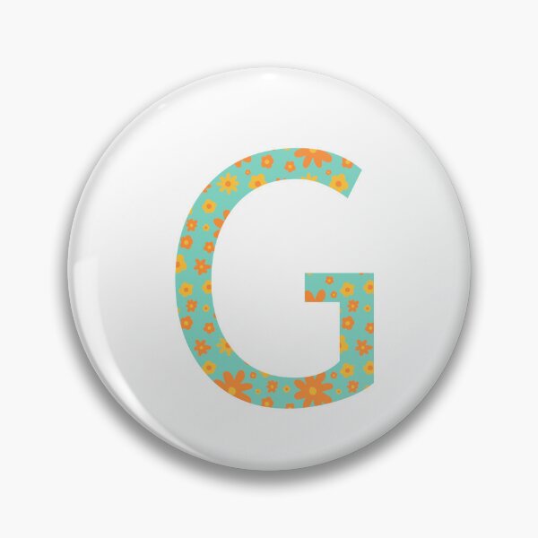 Item preview, Orange and Yellow Flower Print “G” designed and sold by Heids953.
