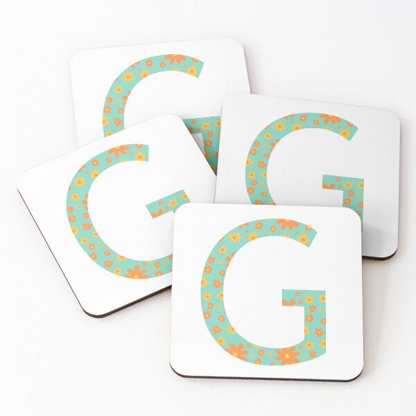 Item preview, Orange and Yellow Flower Print “G” designed and sold by Heids953.