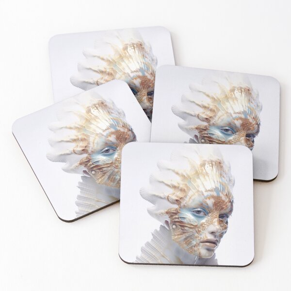 Item preview, Sea creatures - seashell portrait designed and sold by aRttacksYOU.