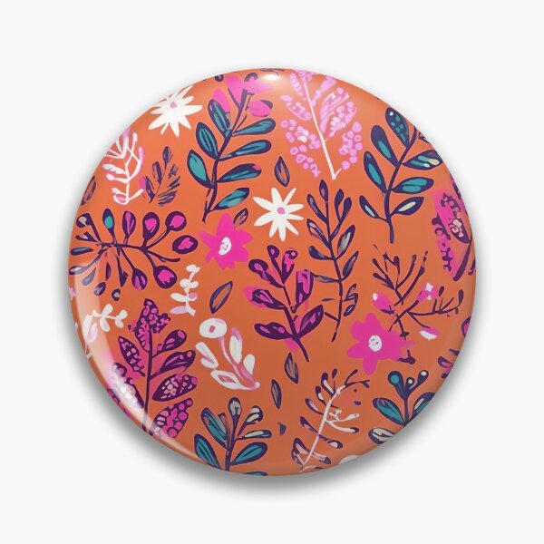 Item preview, Orange and colorful henna pattern designed and sold by TogetherDshop.