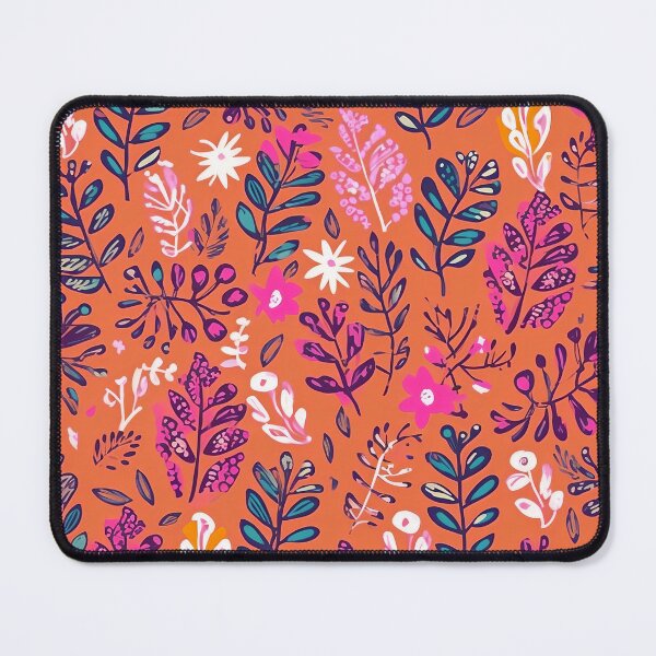 Item preview, Orange and colorful henna pattern designed and sold by TogetherDshop.