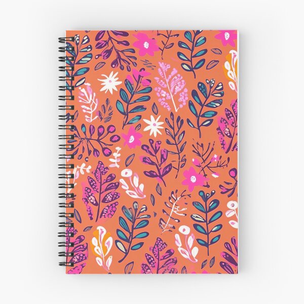 Item preview, Orange and colorful henna pattern designed and sold by TogetherDshop.