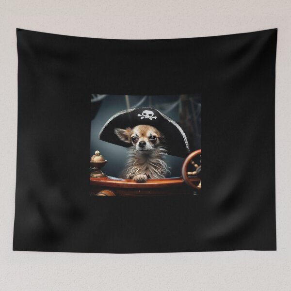 Aperçu de l'œuvre Chihuahua pirate créée et vendue par Reinvention.