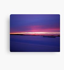 blue sunset Leinwanddruck