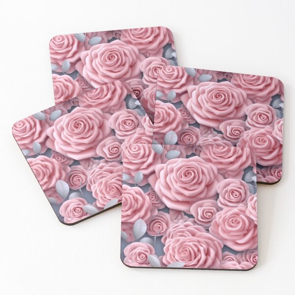 Item preview, 3D Pink Roses Floral designed and sold by CoputerEasel.