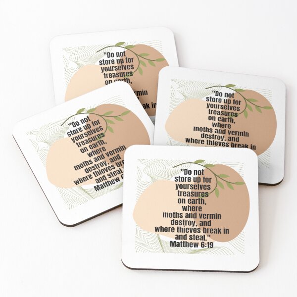 Item preview, Bible Verse Mathew 6:19 designed and sold by GRyZeo.