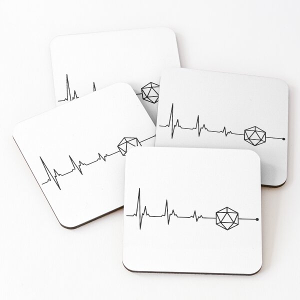Item preview, Heartbeat D20 Dice designed and sold by pixeptional.