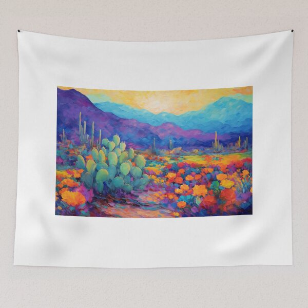 Item preview, Colorful Desert Landscape  designed and sold by ColorFlowArt.