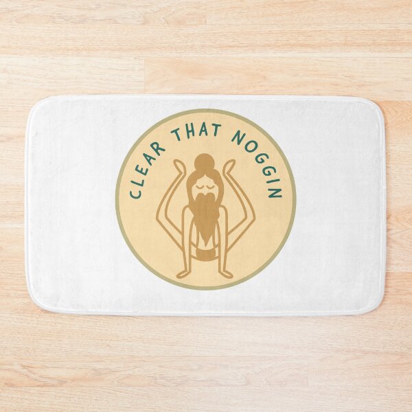 Item preview, Clear that noggin mindful hippie designed and sold by StitchesSleeves.