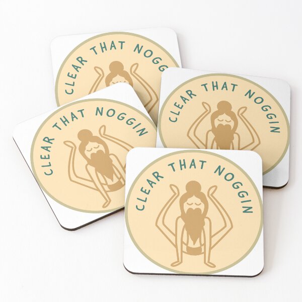 Item preview, Clear that noggin mindful hippie designed and sold by StitchesSleeves.