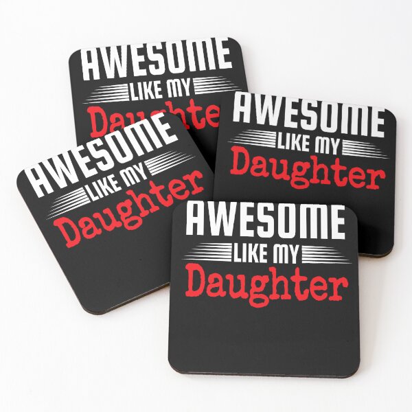 Item preview, AWESOME LIKE MY DAUGHTER Mothers Father's Day Gift Dad Joke designed and sold by Fatimah Saeed.