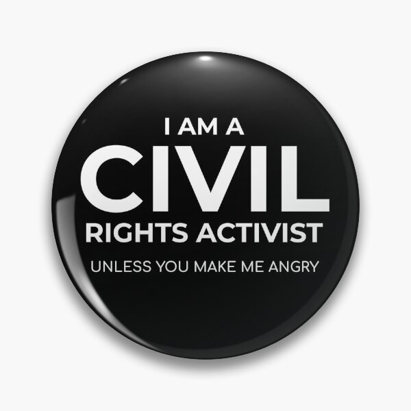 Item preview, Civil Rights Activist Humorous Social Justice Quote  designed and sold by The Junto Shop.