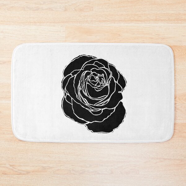 Item preview, Cottage Core, Black Rose Outline designed and sold by badlydrawnbabe.