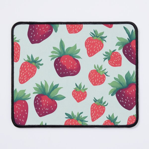 Item preview, Strawberry Pattern designed and sold by PawsAndCoffeeCo.