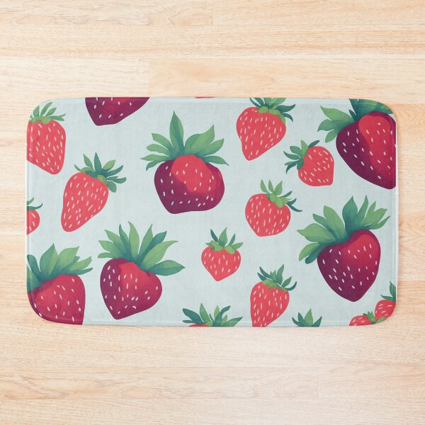 Item preview, Strawberry Pattern designed and sold by PawsAndCoffeeCo.