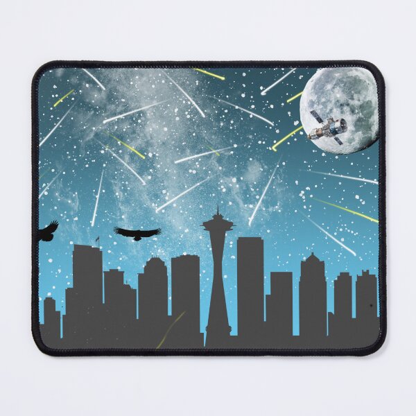 Item preview, Meteor shower over Seattle designed and sold by Big-Dave-4967.