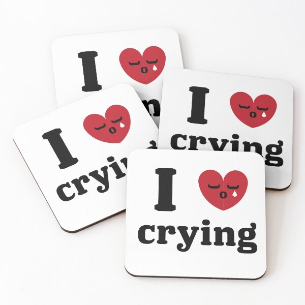Item preview, I heart crying says it all designed and sold by Matildailda.