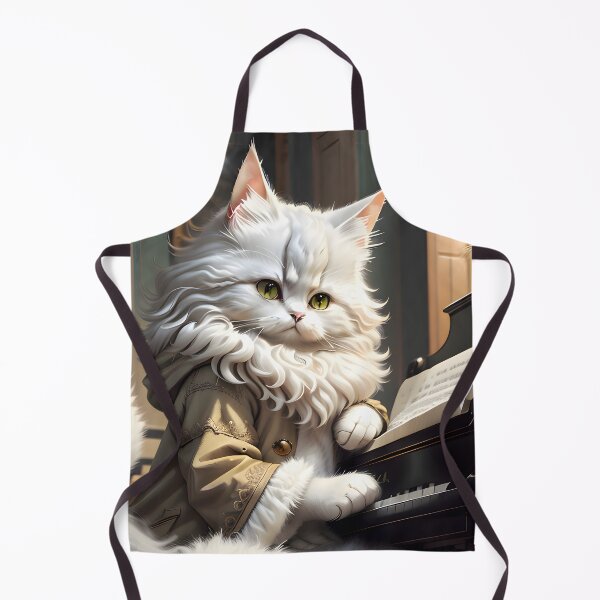 Artikelvorschau, Katze spielt Klavier - Moderne digitale Kunst entworfen und verkauft von Ai-michiart.