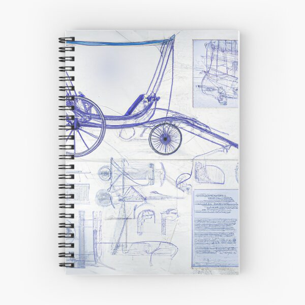 Item preview, Da Vinci style carriage fantasy blueprint designed and sold by SimpleWallArt.