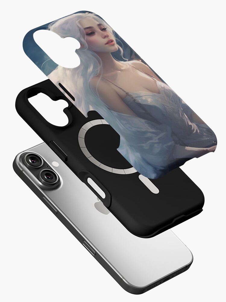 Thumbnail 2 of 4, iPhone Case, Slumberhaven - Luna, The Goddess of Dreamweaving designed and sold by HummingbirdIA.